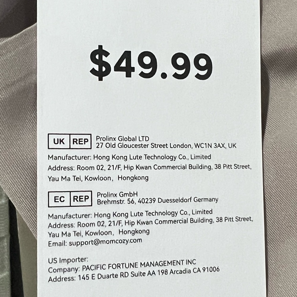 NWT Momcozy 2XL Beige nursing Bra - Picture 5 of 6